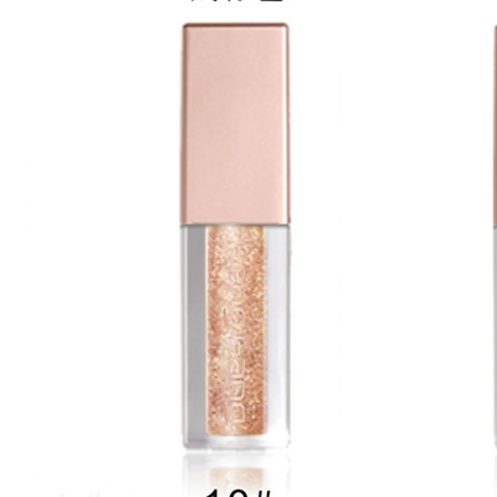 Макияж Hengfang жидкие тени для век сияющие бриллиантовые водостойкие светлые