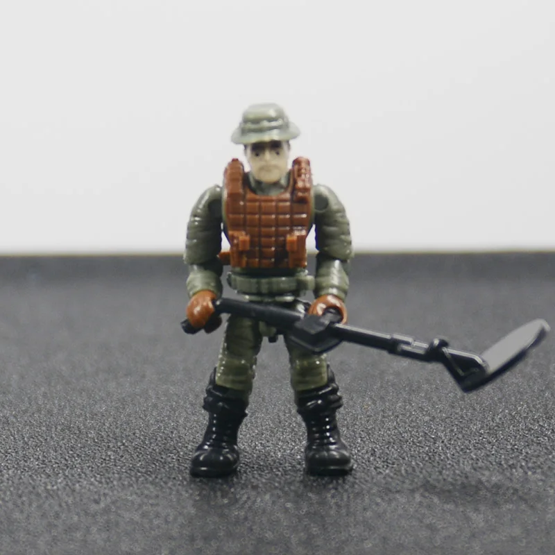 WW2 военное оружие строительные блоки кирпичная серия джунгли SWAT MOC Mode DIY игрушка