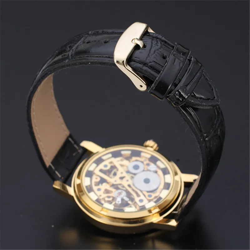 Часы наручные Winner Мужские механические брендовые Роскошные модные повседневные