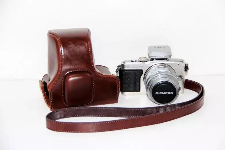 Винтажная сумка для камеры в стиле ретро жесткий чехол Olympus EPL5 EPL6 с ремнем Ретро