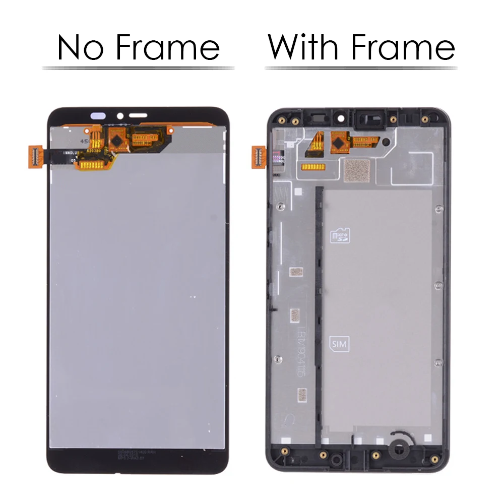 5 7 &quotОригинальный ЖК дисплей для Microsoft NOKIA Lumia 640XL сенсорный экран с рамкой