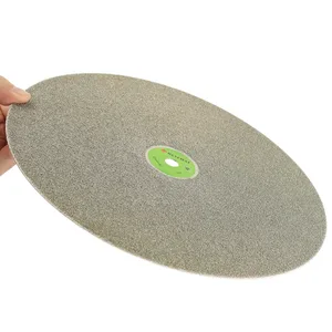 Алмазное покрытие, 12 дюймов, плоское круговое колесо, полировальный диск для камня 300 мм, 802406001000, 4 шт., ILOVETOOL