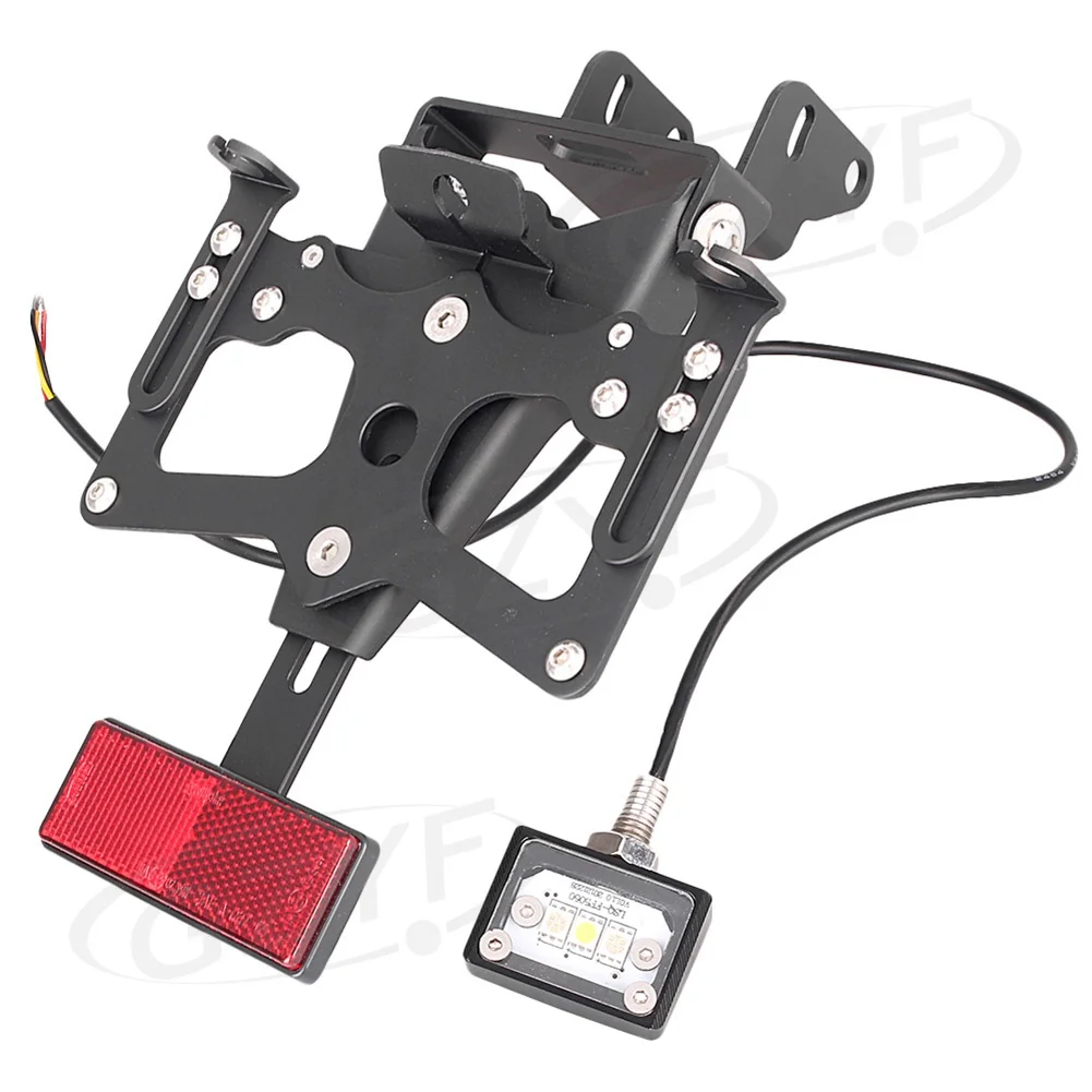 

Z800 2014 2015 2016 2017 Fender Eliminator Tail Tidy Kit with Led light For KAWASAKI Black Motorcycle Parts CNC Aluminum