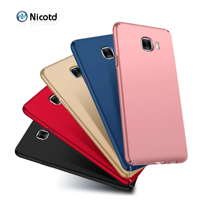 Nicotd Luxury hard Plastic Matte Case for Samsung A3 A5 A7 2017 Full Cover PC Cell Phone Case For Galaxy J3 J5 J7 2017