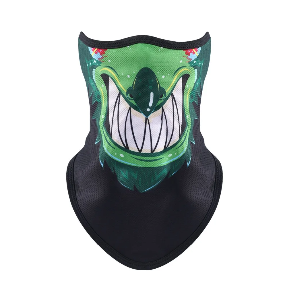 Велосипедный головной платок с черепом причудливый шарф для мотогонок