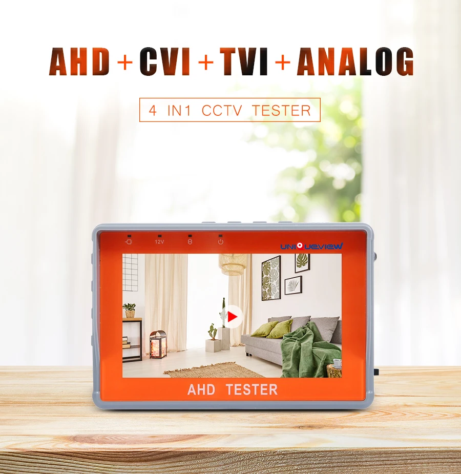 4,3 дюймовый ЖК-экран 1MP/2MP/3MP/4MP/5MP AHD/CVI/TVI/аналоговый небольшой CCTV камеры тестер