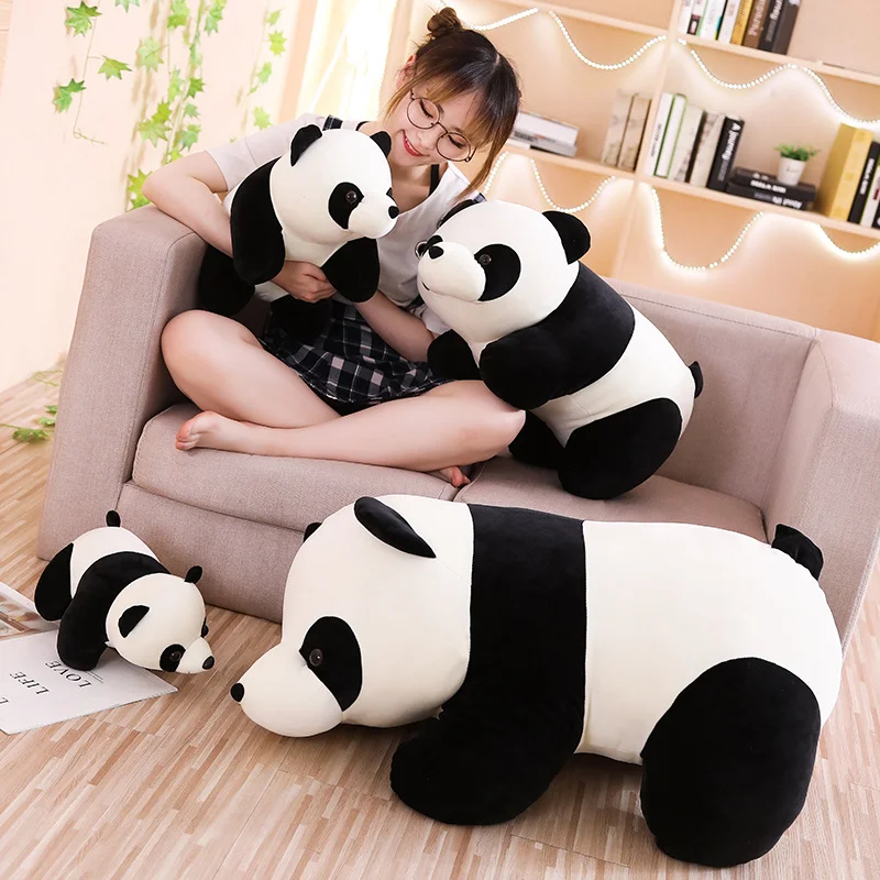 

35-80cm National treasure giant Panda Plush Cute Panda Stuffed Soft Toy Baby Kids Small Toy gift for friends