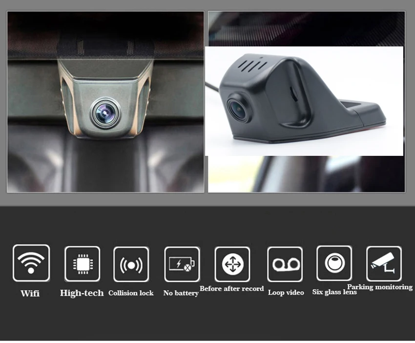 YESSUN для Toyota RAV4 автомобильный передний видеорегистратор CAM /DVR вождения iPhone Android APP