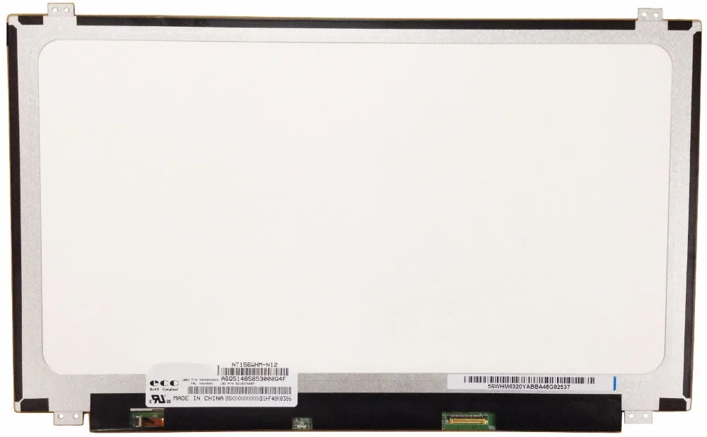 Новый 15.6 &quotэкран ноутбука LP156WHB TPA1 Fit LTN156AT37 W01 NT156WHM-N12 B156XW04 V.8 V.7 B156XTN04.0 EDP 30pins TN |