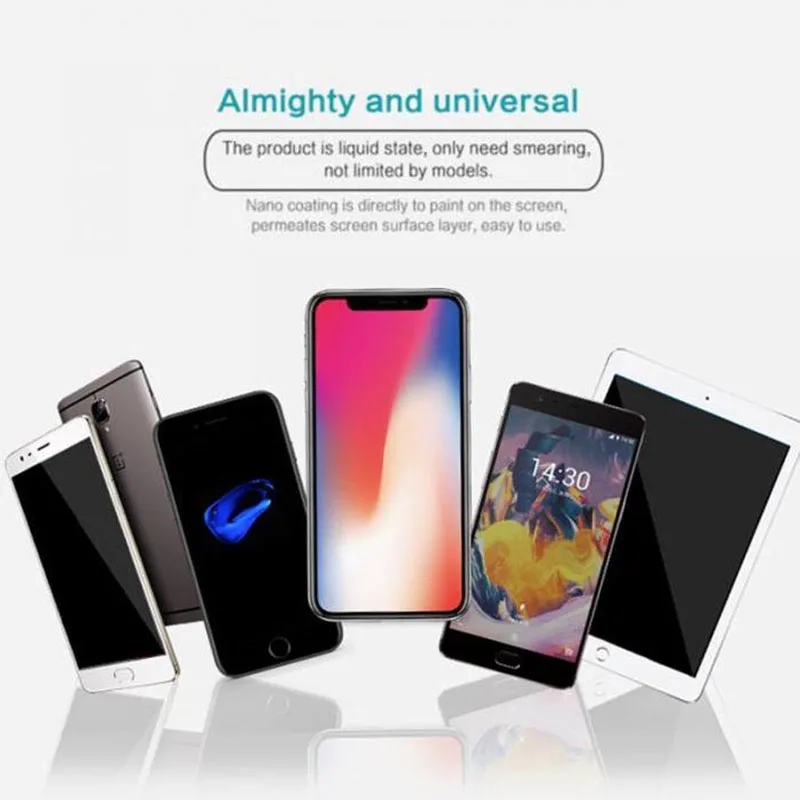 2 мл жидкость для экрана стекло экран протектор олеофобное покрытие пленка