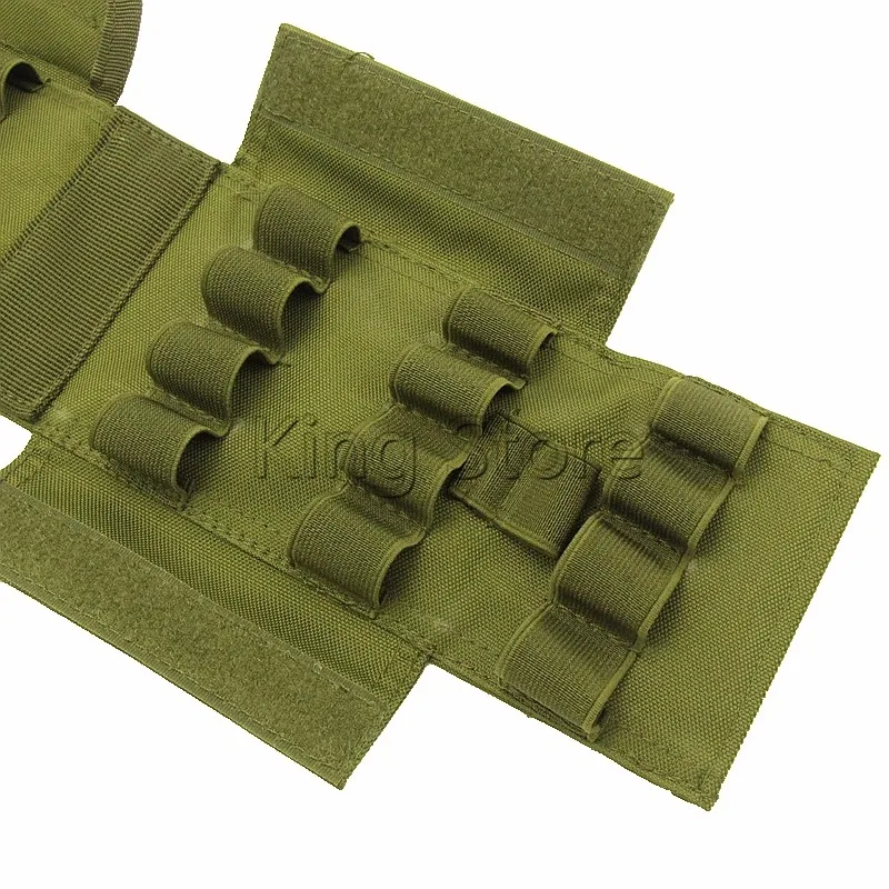 Тактический Molle 25 круглый 12GA 12 Калибр Перезагрузка патронов журнал сумки Военная уличная Армия Охота Стрельба снаряды пуля Сумка