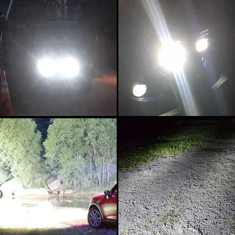 Safego 4 шт. светодиодный рабочий светильник 48 Вт Тонкий Offroad пятно света фары