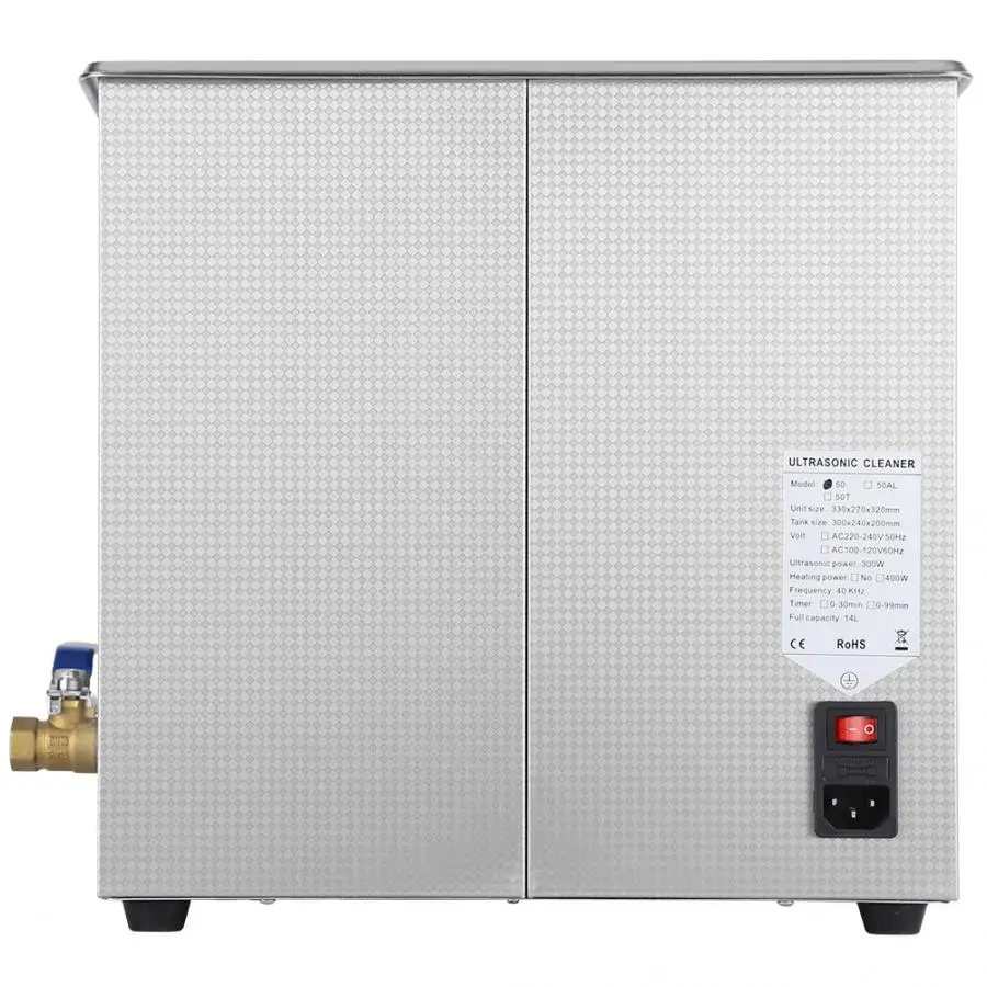 14L 300W цифровой ультра sonic Очиститель Нержавеющая сталь Sonic с подогревом Таймер