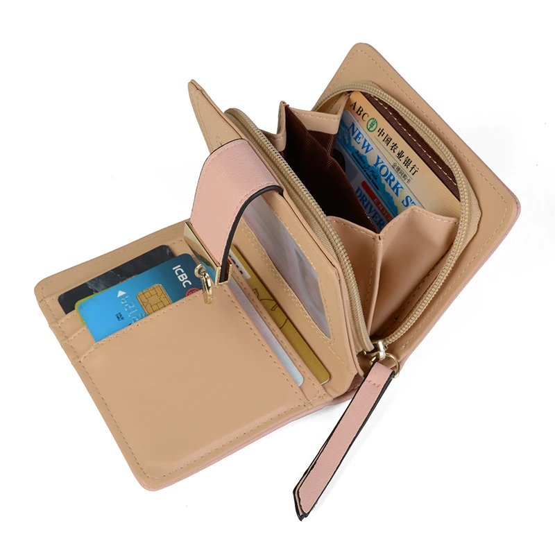 Кошелек женский держатель для карт кошелек с монетами кожаный кошельки Momen