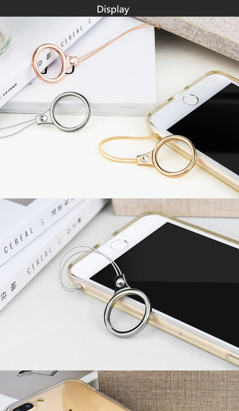 Многофункциональные ремешки для мобильных телефонов, веревка для samsung Galaxy S6 S7 edge iphone 6 Plus, ремешки с кольцом для пальцев, ремешок для рук для телефонов