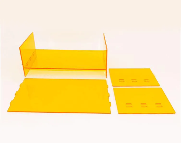 Прозрачный акриловый разделитель для гонок Ramen Box Partition 1/32 Tamiya Mini 4WD Модель