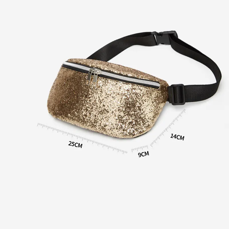 Новинка 2019 модные блестящие поясные сумки для женщин дорожная поясная сумка