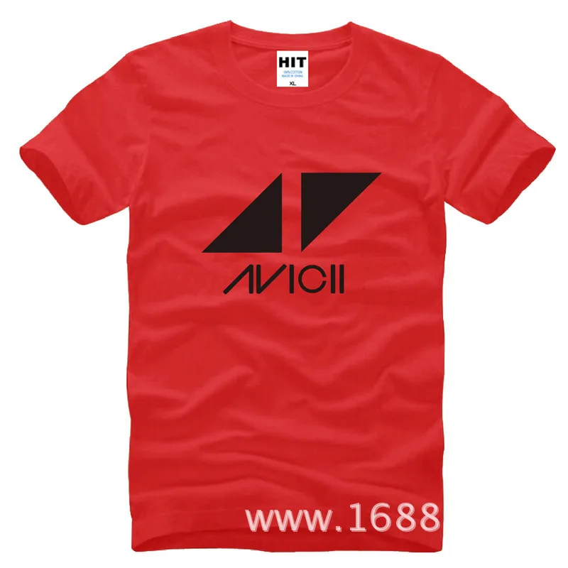 Рок группы Avicii Тим Bergling DJ свободная Мужская футболка мода 2015 новая хлопковая с