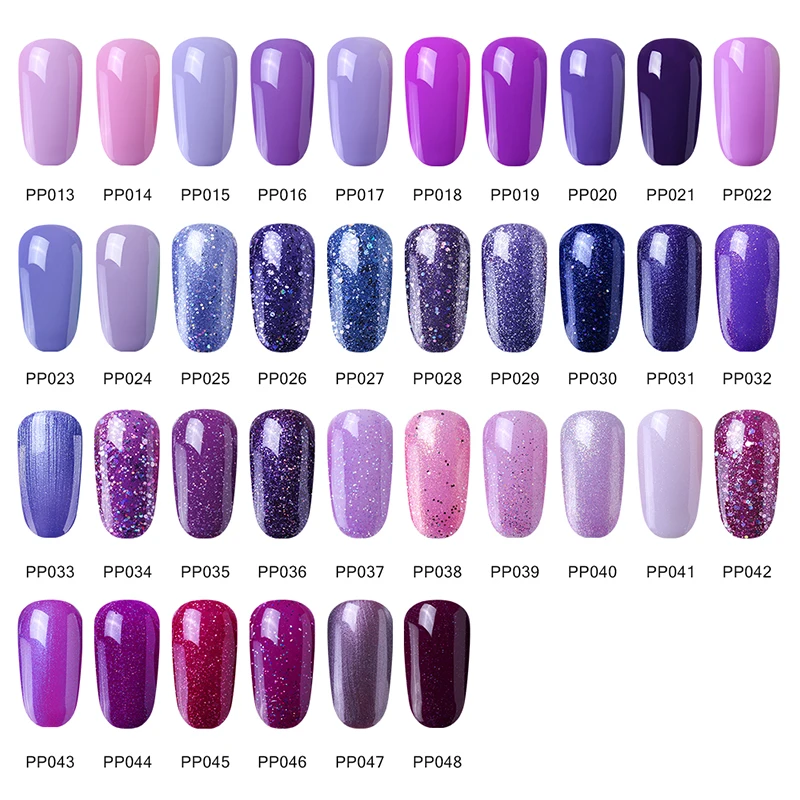 

Elite99 10ml Purple Series Nail Gel Soak Off UV Gel Colorful Varnishes Long Lasting Nail Art Polish Manicure Gelpolish Lacquer