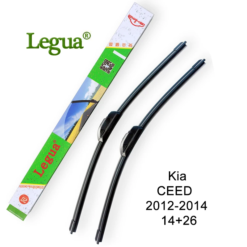 Legua лобовое стекло автомобиля стеклоочистители лезвие для Kia CEED 2012 2014 14 &quot+ 26&quot