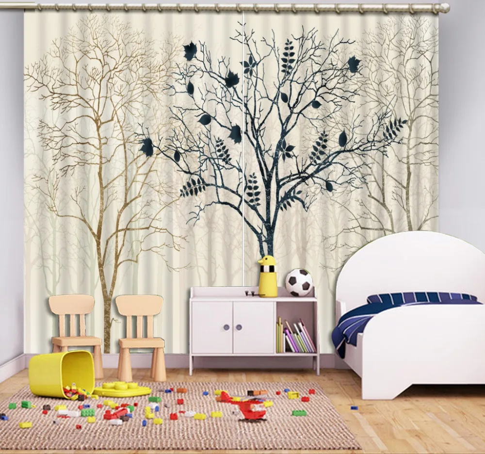 Абстрактные стереоскопические занавески 3D шторы для окон в спальне гостиной