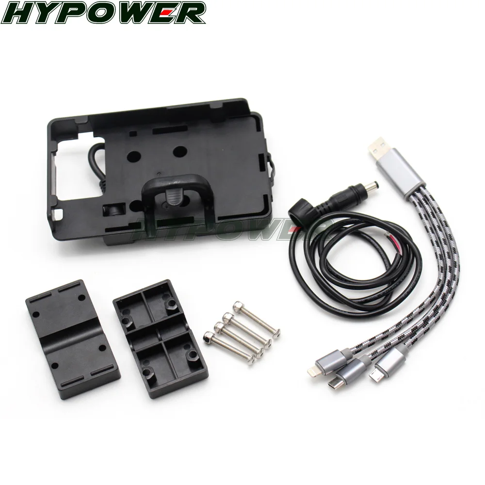 

For BMW R1200GS LC&Adventure 2014 2015 2016 2017 for S1000XR R1200RS Motorcycle USB Charger Mobile Phone Holder Stand Bracket