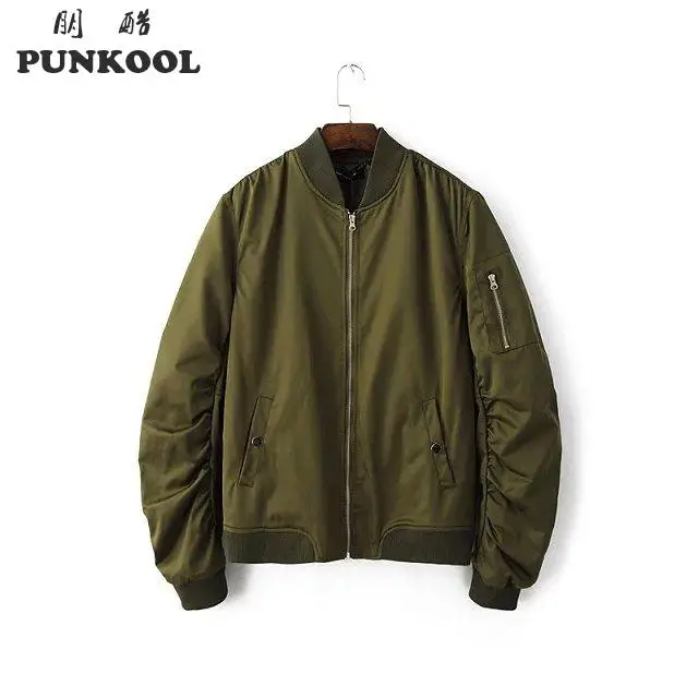 PUNKOOL MA1 Курточка бомбер Для мужчин 2016 новое поступление Демисезонный тонкий Air Force