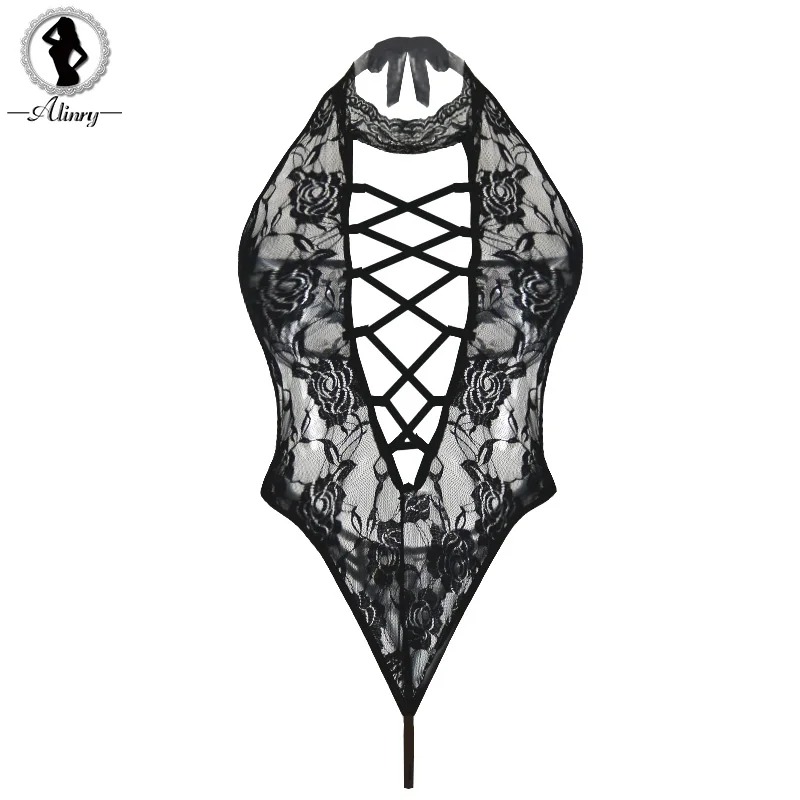 2017 Сексуальное женское белье горячая Черное кружево перспектива женщины тедди