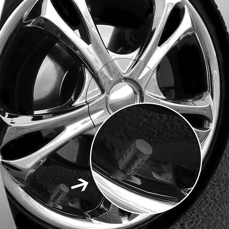 4 шт./лот прочная крышка для автомобильного обода клапана пылезащитный чехол