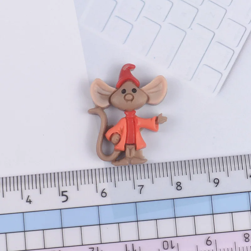 10 шт. Kawaii Смола Животные на плоской подошве с украшением в виде задней смола