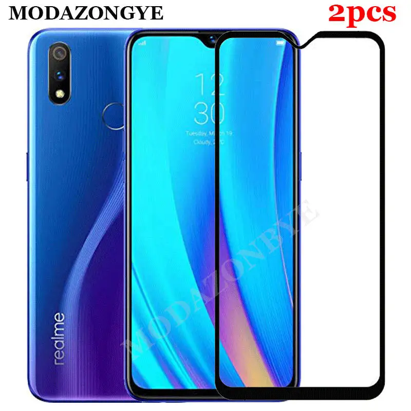 Закаленное стекло для Realme 3 Pro 2 шт. Защитное экрана OPPO Realme3 3Pro RMX1851 защитная пленка