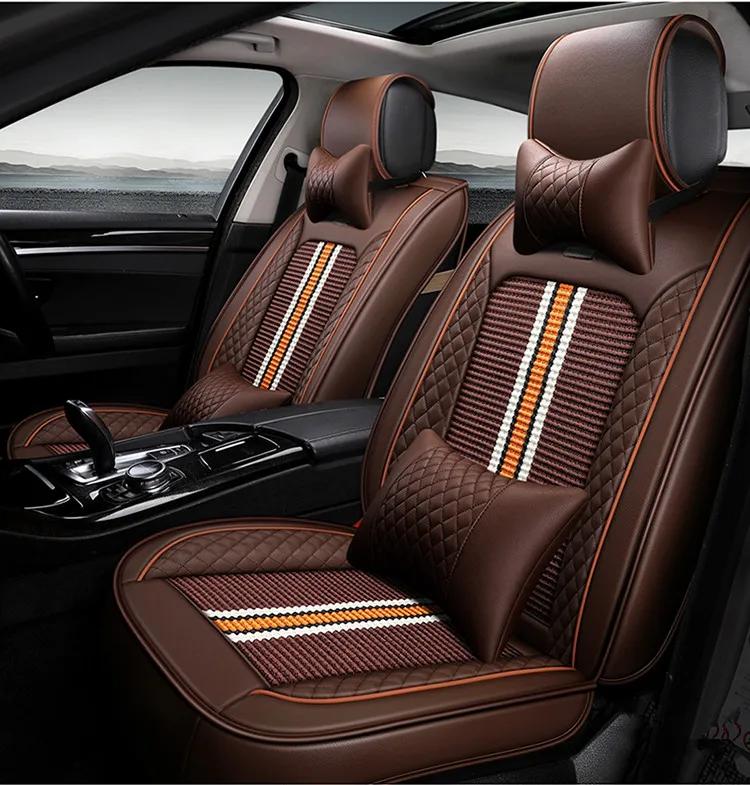 Высокое качество! Полный комплект чехлов на автомобильные сиденья для Land Rover