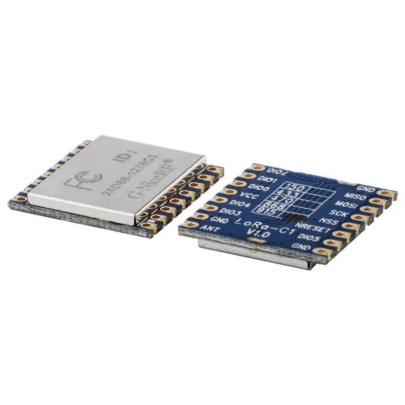 10 шт./лот lora1276-C1 FCC Сертифицированный 915 МГц 20dBm sx1276 чип дальнего радиуса действия 4 км RF беспроводной LoRa модуль