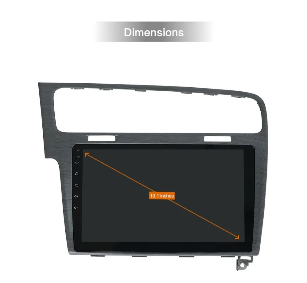 10," Android автомобильный DVD мультимедийный плеер gps для Volkswagen VW Golf 7 2013 аудио Радио стерео Навигатор bluetooth wifi 4G rds