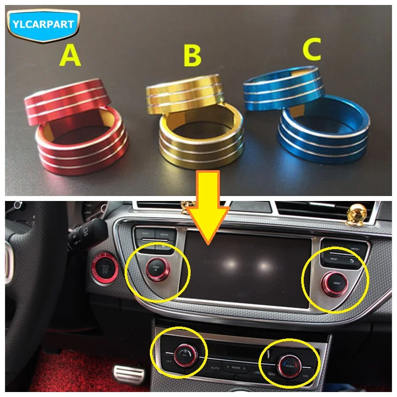 Рамка Ручки кондиционирования автомобиля для Geely Atlas Boyue NL3 SUV Proton X70 Emgrand X7 Sports GL