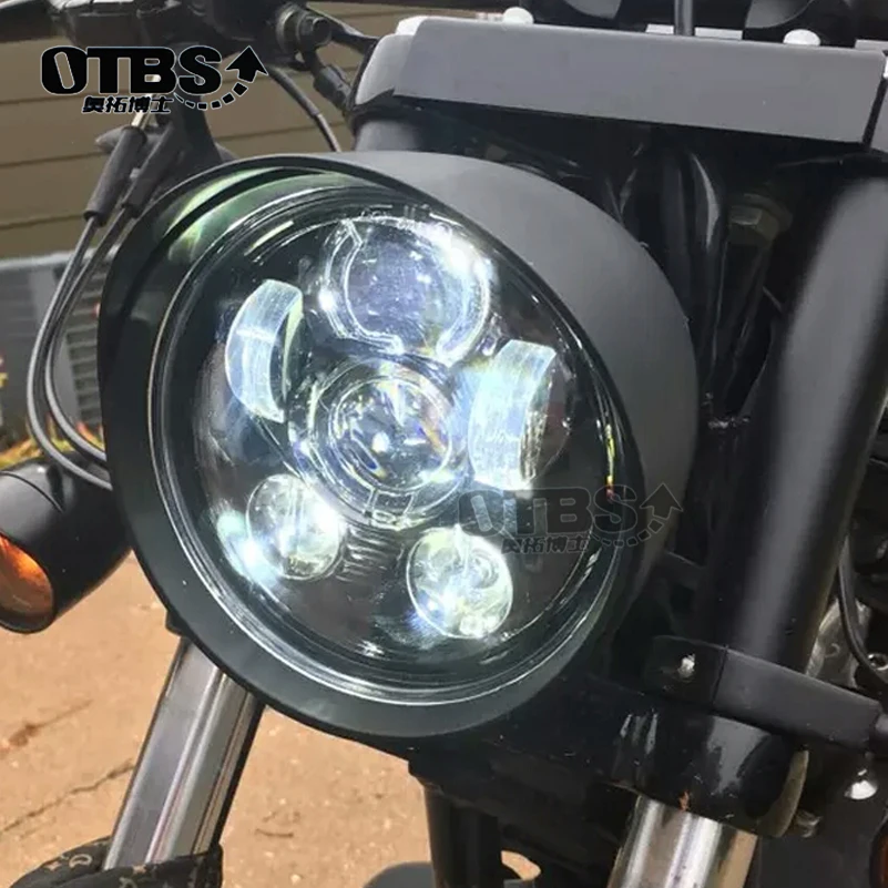 Для Rocket III Harley Street 750 для harley xl883 1200 48 5 3/4 &quot5 75&quot мотоцикл проектор светодиодный