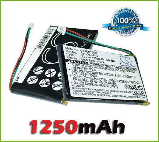 GPS Батарея для Garmin Nuvi 760 760T (pn 361 00019 11) Новинка Бесплатная доставка|battery for garmin|gps