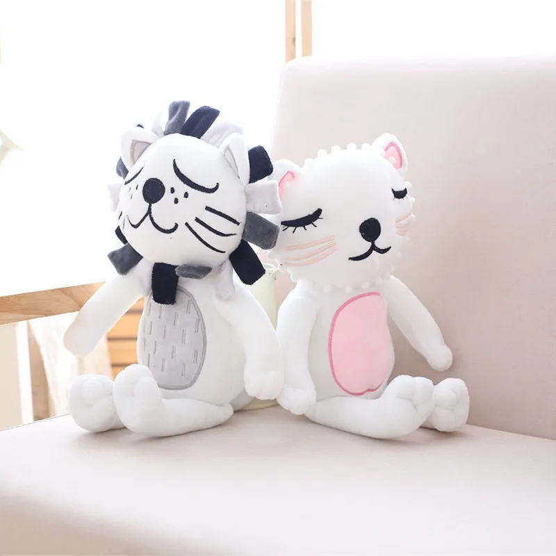 40CM/60CM New Cat Lion Stuffed Animals Toys For Children Kids Cartoon Soft Baby Soothe Dolls Throw Pillow Toy | Игрушки и хобби
