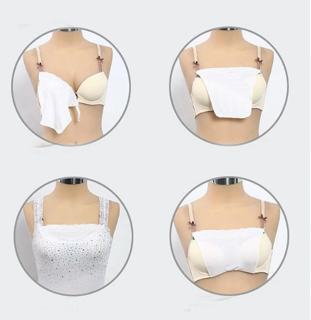 4pcs Lace Top Overlay Modesty Panels Women's Mock Clip-on Camisole | Дом и сад