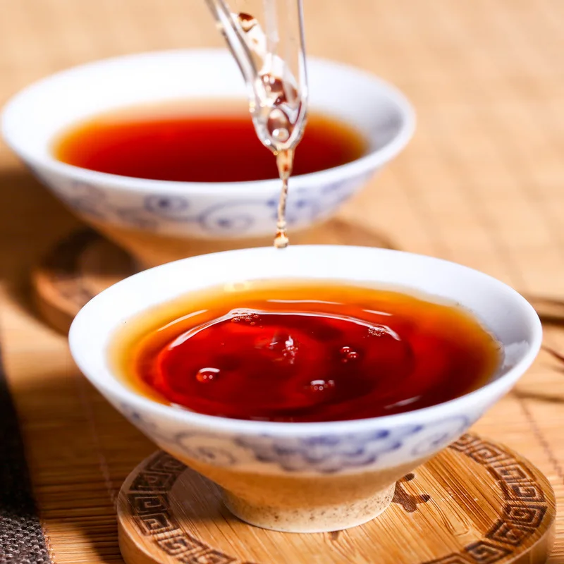 Caicheng 2016yr Новый Чай Pu'er 500 г Спелые Пуэр Кирпич Камфора Вкус Золота Бутон