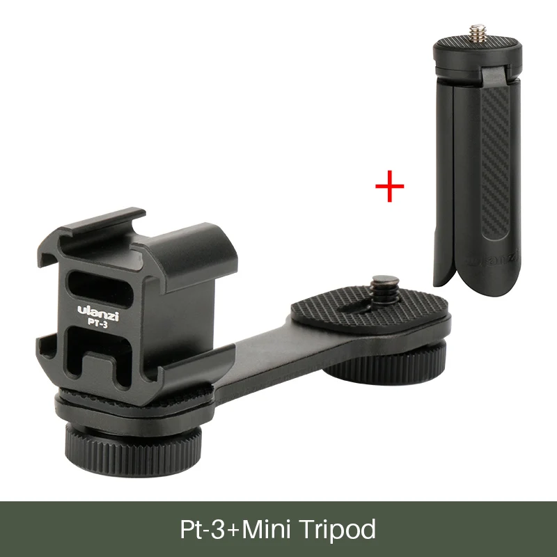 Черный Смартфон Vlogging Комплект Штатив для Zhiyun Smooth 4/Smooth Q/DJI OSMO Mobile 2/Feiyu Vimble 2 BY-MM1 микрофон светодиодный светильник - Цвет: Черный