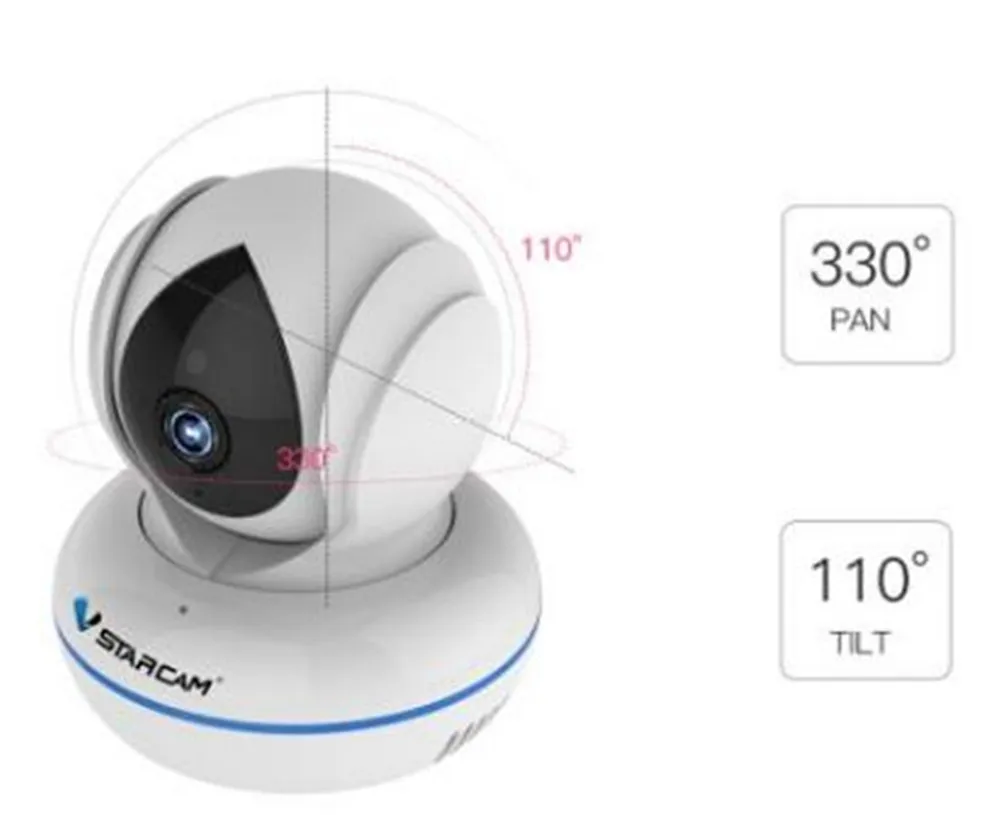 Vstarcam C22S/C22Q 2MP/4MP 1080 P P2P беспроводная PTZ камера обнаружения движения IP камера