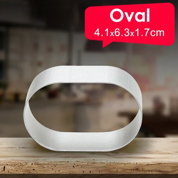 2pcs Oval 2 шт 3D Бисквитное печенье Mluminium сплав Sugarcraft торт десерт выпечка резаки плесень помадка печенья плесень инструменты(27 типов - Цвет: 2pcs Oval