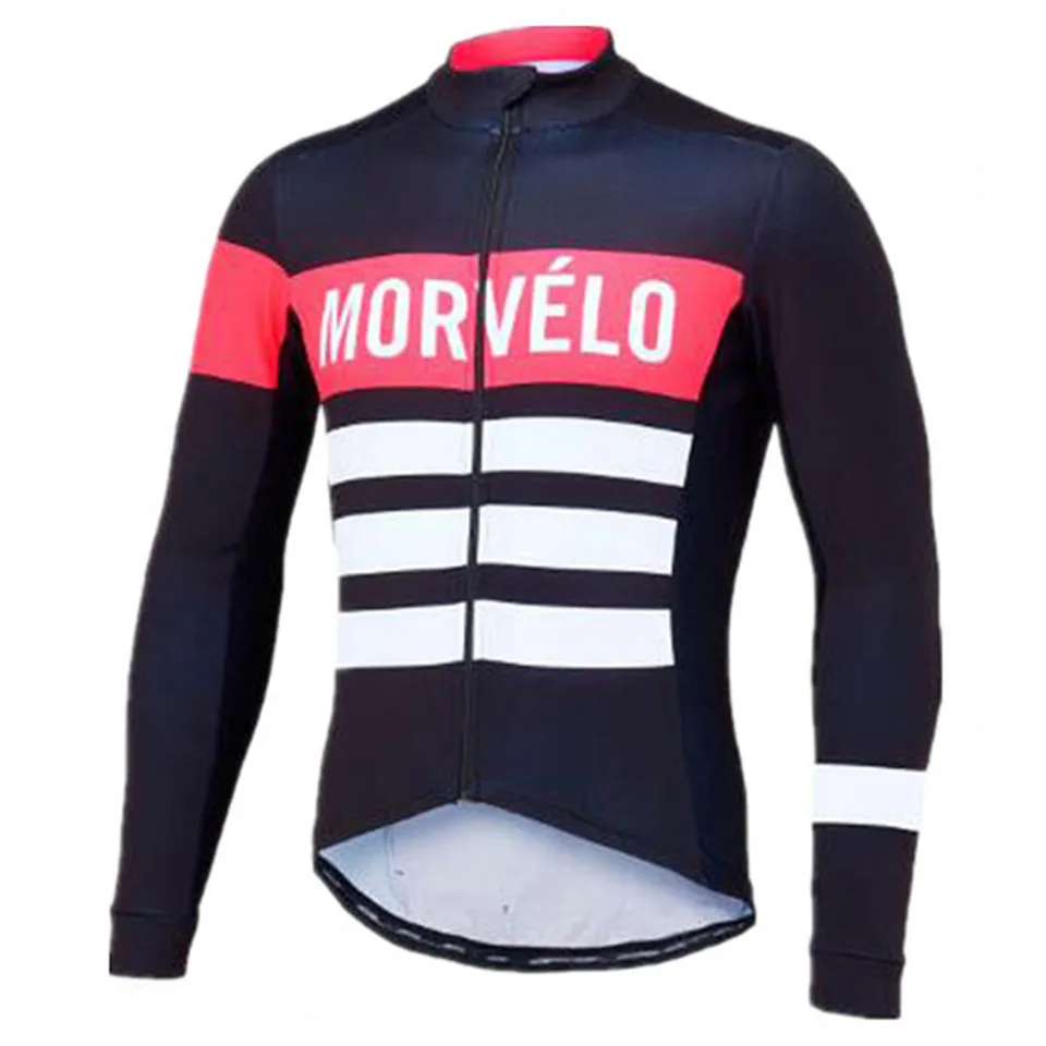 2018 Велоспорт Джерси весна/осень Команда Morvelo с длинным рукавом мужские Ropa Ciclismo