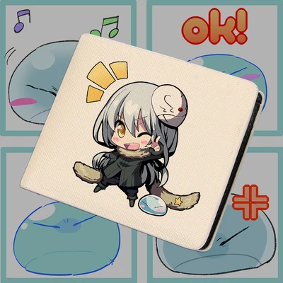 

Tensei Shitara Slime Datta Ken Wallet Short Style Rimuru Tempest PU Leather Cartoon Anime Student Holders