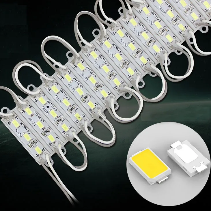DC12V 5630/5730 2LED 3LED LED Module small size IP65 waterprood Sign Backlight Modules Advertising Light Box 3609 2smd 3smd | Лампы и