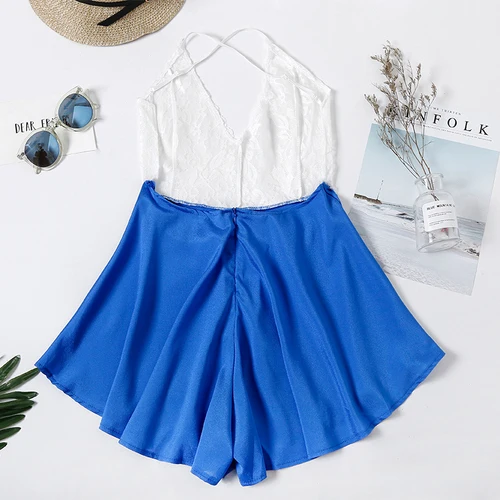 Summer Sexy Beach Off Shoulder Short Jumpsuit Female Elegant Backless Boho Playsuit Women Fashion Casual Wide Leg Party Romper | Женская