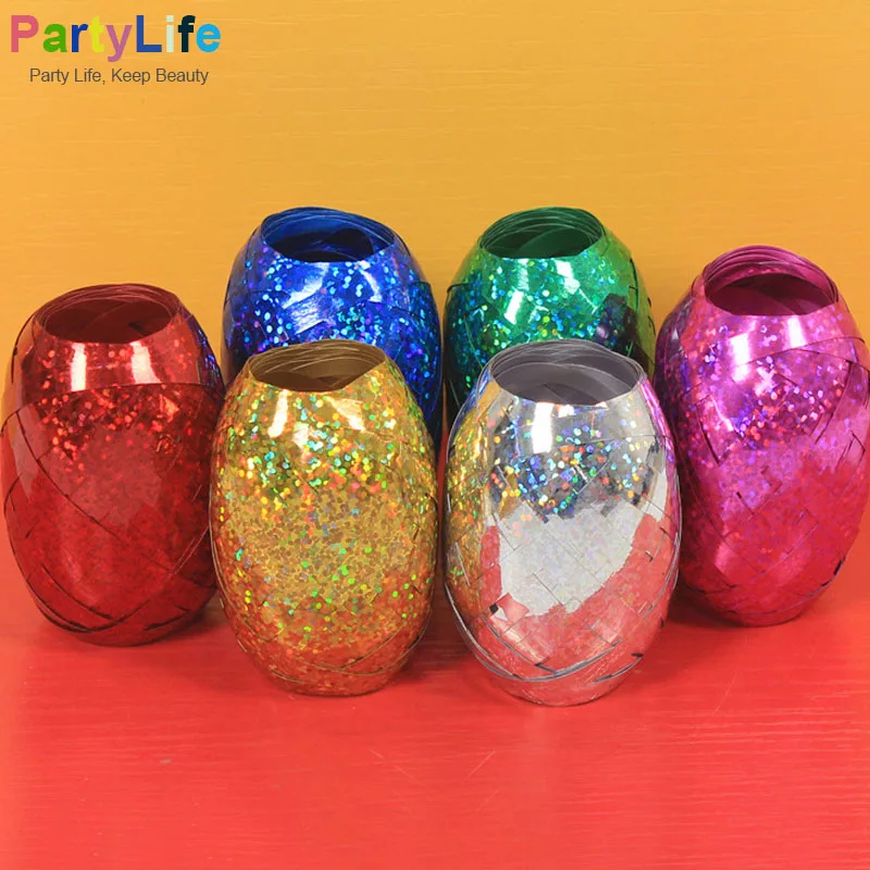 6 шт./лот лента для завивки шариков из фольги вечерние украшения на день рождения