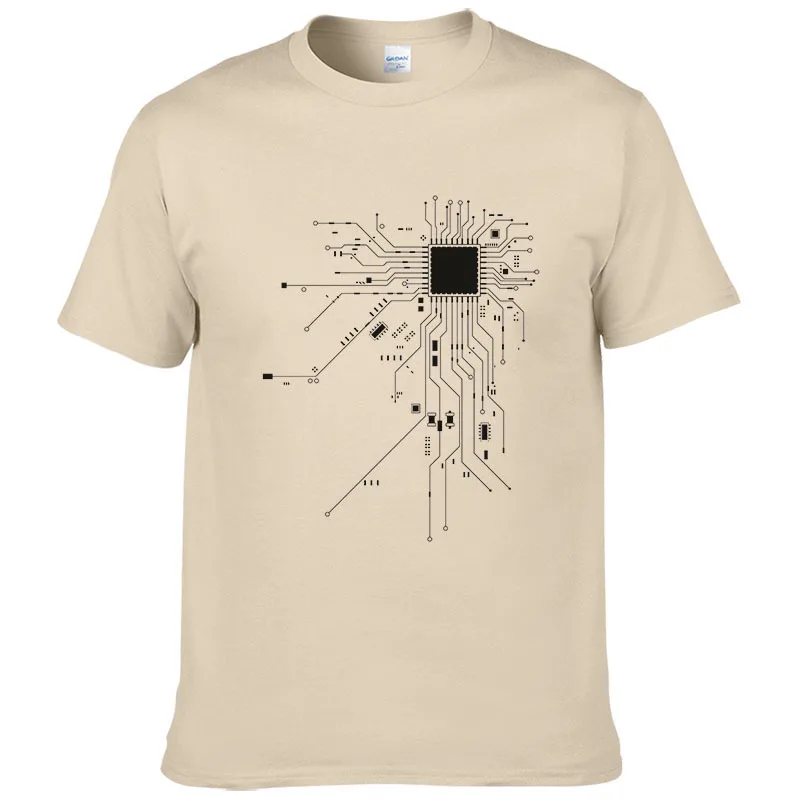 Cpu Core Heart Футболка мужская повседневная для компьютерщика, геймера PC Nerd Hacker летняя футболка с коротким рукавом хлопок футболки европейский размер
