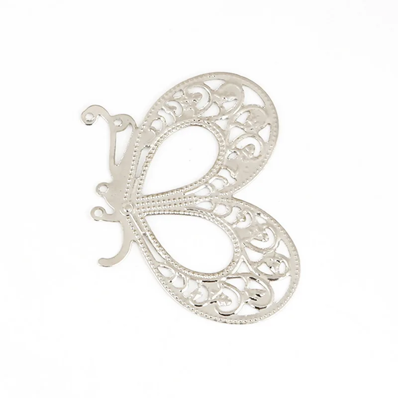 Филигранные цветочные обертки с бабочкой для 14 видов стилей 10 шт. металлические